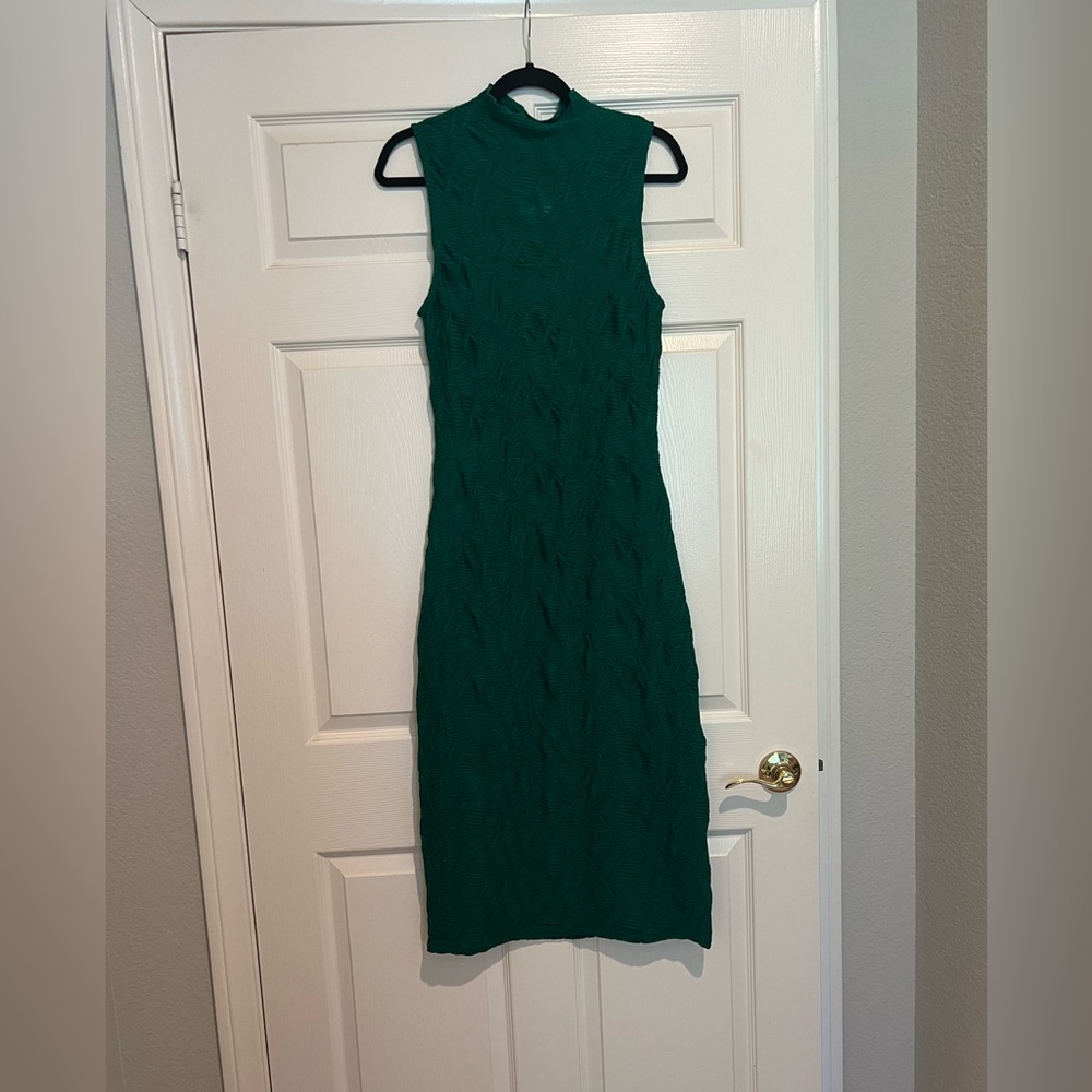 House of Harlow 1960 Green Midi Bodycon Dress